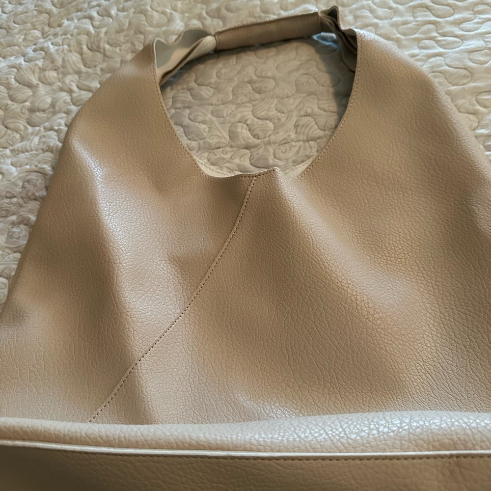 Vegan Leather Slouchy Bag